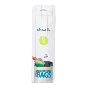 Brabantia Worki BIODEGRADALNE 364983 10L - Kosze na śmieci - miniaturka - grafika 1