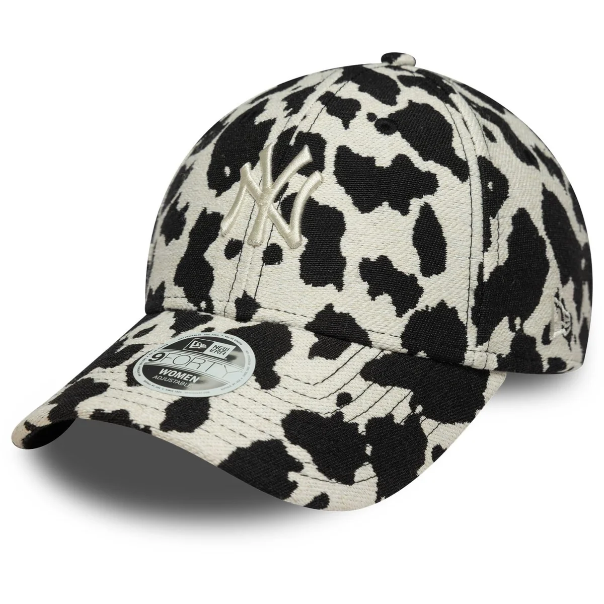 New Era WMNS COW MIDI 9FORTY NEYYAN BLKWHI damskie czapki czarne OSFM