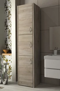 Słupek łazienkowy Adaś 3D Sonoma 40 cm - Szafki łazienkowe - miniaturka - grafika 4