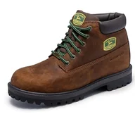 Botki damskie - Skechers Męskie botki Sergeants Dozer, Brązowe skórzane wykończenie, 43 EU - miniaturka - grafika 1