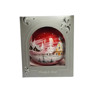 Bombka szklana DEKOR III 12 cm mix - Bombki - miniaturka - grafika 1