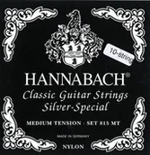 Struny gitarowe  - Hannabach 652618 Klassikgitarrensaiten Serie 815 für 8/10 saitige Gitarren/Medium Tension Silver Special - C8 652618 - miniaturka - grafika 1