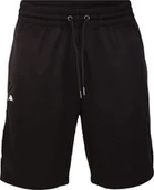 Spodnie sportowe męskie - Kappa Kappa Linarto Shorts 312019-19-4006 Czarne S - miniaturka - grafika 1