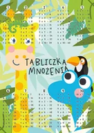 Przybory szkolne - Plansza dwustronna A4, Ściąga Żyrafa, Tabliczka Mnożenia - miniaturka - grafika 1