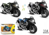 Samochody i pojazdy dla dzieci - Madej Motocykl metalowy 1:16 008014 43800 - miniaturka - grafika 1