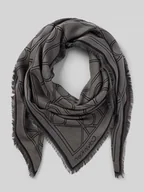 Apaszki i szaliki damskie - Szal z nadrukiem z logo - miniaturka - grafika 1