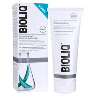 Aflofarm Bioliq Clean Żel do mycia 3w1 twarzy ciała i włosów 180 ml 7066907 - Kosmetyki do kąpieli - miniaturka - grafika 2