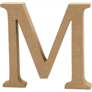 Creativ Company A/S Litera M z MDF, 8 cm - Pozostałe akcesoria dla plastyków - miniaturka - grafika 1