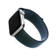 Akcesoria do zegarków - FIXED Nylon Strap do Apple Watch dark blue - darmowy odbiór w 22 miastach i bezpłatny zwrot Paczkomatem aż do 15 dni - miniaturka - grafika 1