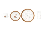 Miseczki i talerzyki dla dzieci - LIVARNO home Zestaw naczyń dla dzieci 5 elementów Jelonek - miniaturka - grafika 1