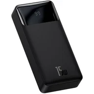Powerbanki - Baseus PPDML-J01 Powerbank Bipow Digital Display 20000 mAh 15W czarny PPDML-J01 - miniaturka - grafika 1