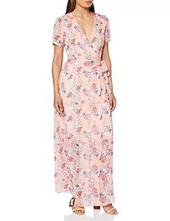 Sukienki - Glamorous Damska letnia sukienka mini w kwiaty, Multicolour (Light Pink Floral Bw51), 34 PL - grafika 1