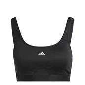 Biustonosze - adidas Kobiety Solidne wsparcie sportowe stanik, Black, XXS - miniaturka - grafika 1