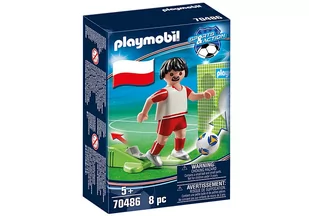 Playmobil Sport&Action Piłkarz reprezentacji Polski 70486 - Klocki - miniaturka - grafika 1