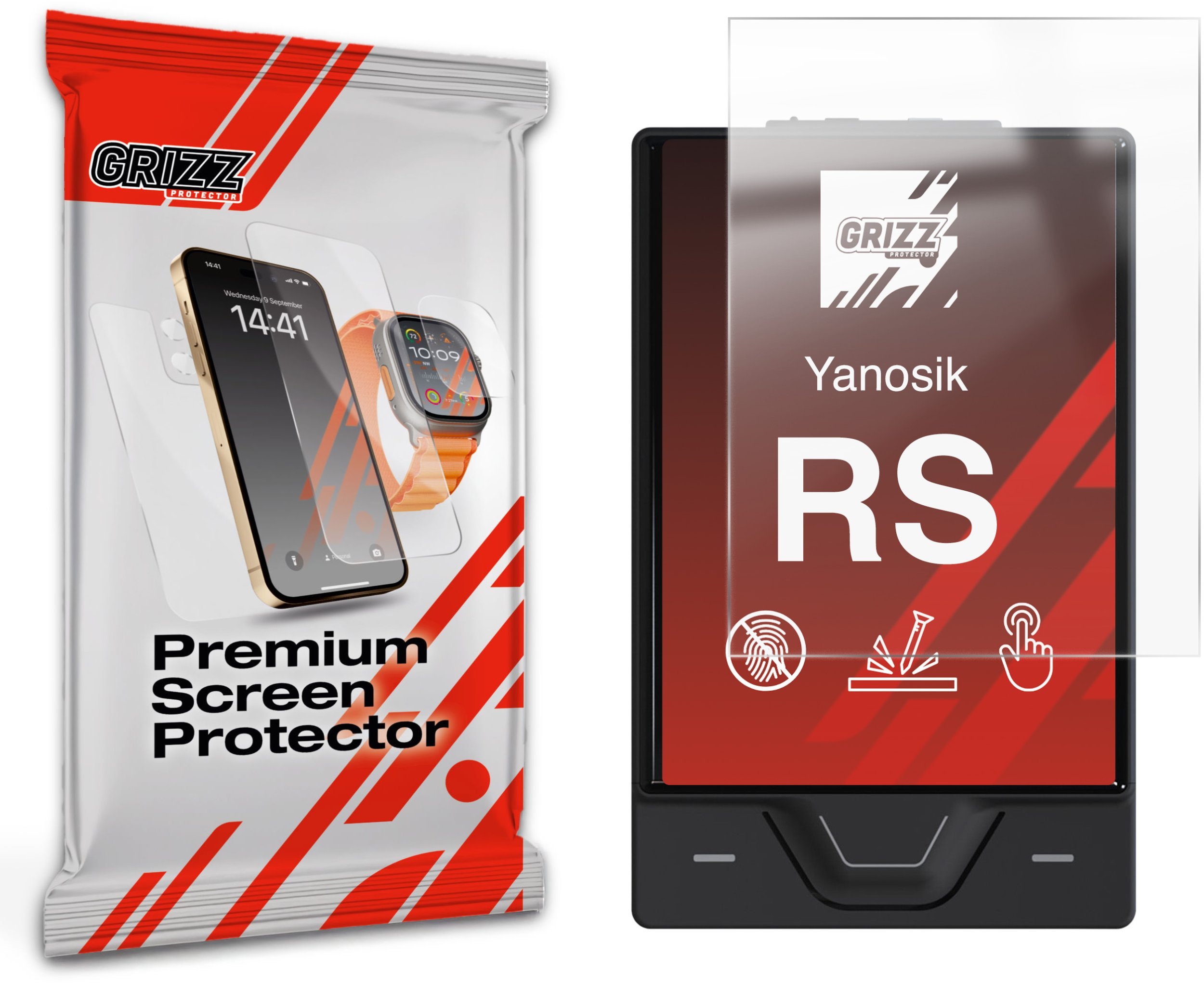 GrizzGlass Nawigacja GPS Folia matowa PaperScreen do Yanosik RS 2,8