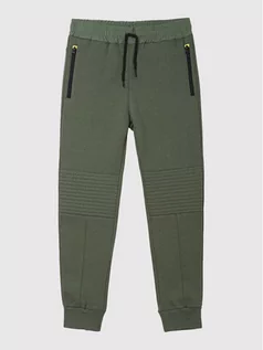 Spodnie i spodenki dla chłopców - Mayoral Spodnie dresowe 7546 Zielony Regular Fit - grafika 1