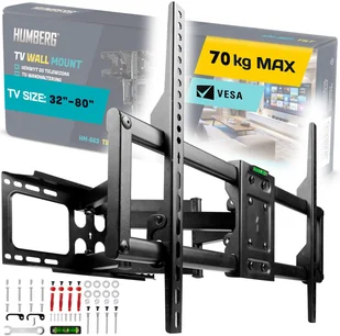 Humberg Uchwyt do telewizora 32-80”  70 kg - Uchwyty do telewizora - miniaturka - grafika 1