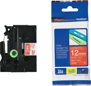 Brother TZe-435 12mm x 8m (TZe435) (jest na magazynie) - Taśmy do drukarek barwiące - miniaturka - grafika 1