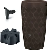 Zbiorniki na deszczówkę - Form-Plastic Zbiornik na deszczówkę Flow 240l + kranik, podstawa - miniaturka - grafika 1