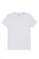 Koszulki męskie - DeFacto Męski T-shirt z dzianiny z dzianiny dla mężczyzn (biały, 3XL), biały, 3XL - miniaturka - grafika 1