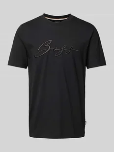 T-shirt z wyhaftowanym logo model ‘Thompson’ - Koszulki męskie - miniaturka - grafika 1