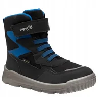 Śniegowce damskie - SUPERFIT ŚNIEGOWCE DZIECIĘCE GRANATOWE WYSOKIE NA RZEPY 26 J6A - miniaturka - grafika 1