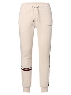 Tommy Hilfiger - Spodnie dresowe męskie, beżowy - Spodnie sportowe męskie - miniaturka - grafika 1