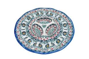 Ceramiczny talerz do jaj Ceramika Bolesławiec - Dekoratorstwo - miniaturka - grafika 1
