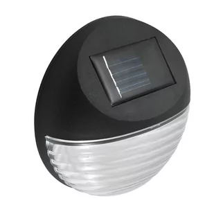 Kinkiet Lampa Solarna LED Ogrodowa Schodowa Elewacyjna 6500K Czujnik Zmierzchu - Lampy ogrodowe - miniaturka - grafika 1