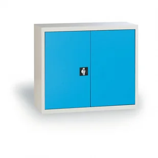 B2B Partner Metalowa szafa demontowana, 800 x 850 x 390 mm, niebieski IGO - Szafy biurowe - miniaturka - grafika 1