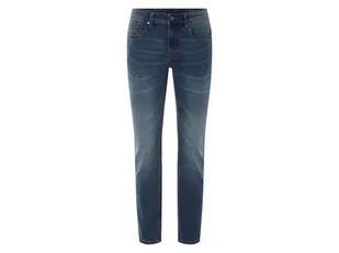 LIVERGY® Jeansy męskie z bawełną, Slim Fit (Ciemnoniebieski, 56 (40/32)) - Spodnie męskie - miniaturka - grafika 1