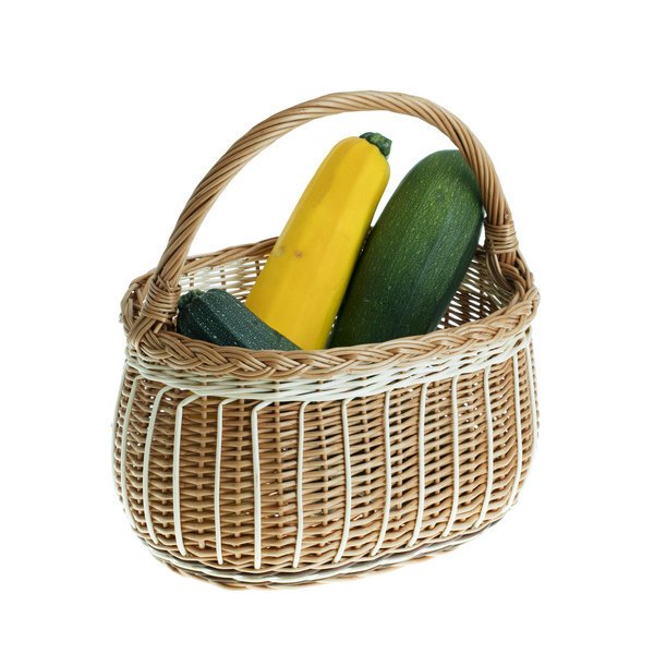 Wiklinowy Kosz na Zakupy 35x25 H22/36 cm