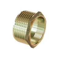 Łączniki, trójniki, kształtki - Mexen BRASS redukcja mosiężna 6/4 GZ x 3/4 GW - W97407-6434 - miniaturka - grafika 1