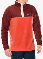 Bluzy sportowe męskie - Bluza polarowa Columbia Steens Mountain Half Snap - tuscan/spice - miniaturka - grafika 1