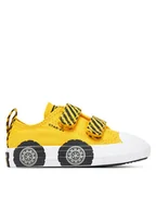 Buty dla chłopców - Converse Trampki Chuck Taylor All Star Construction Truck Easy-On A11466C Żółty - miniaturka - grafika 1