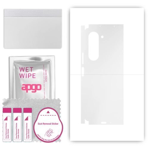 folia hydrożelowa naklejka przezroczysta na TYŁ+BOKI do Samsung W24 - apgo hydrogel TPU