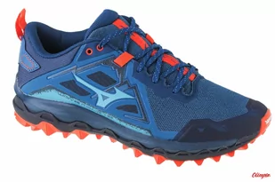 Buty do biegania MIZUNO WAVE MUJIN 8(M) MBLUE/ALGIERSB/GRENADINE - Buty trekkingowe męskie - miniaturka - grafika 1