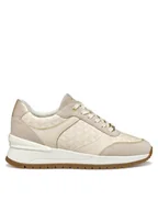 Sneakersy damskie - Geox Sneakersy D Desya D5500A 00422 C1SH6 Beżowy - miniaturka - grafika 1