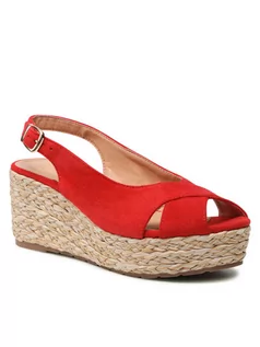 Espadryle damskie - Espadryle TS5249-01 Czerwony - Jenny Fairy - grafika 1