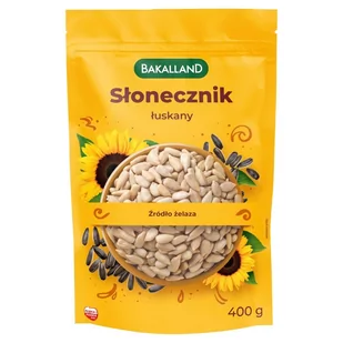 Bakalland Słonecznik łuskany 400g - Bakalie - miniaturka - grafika 1