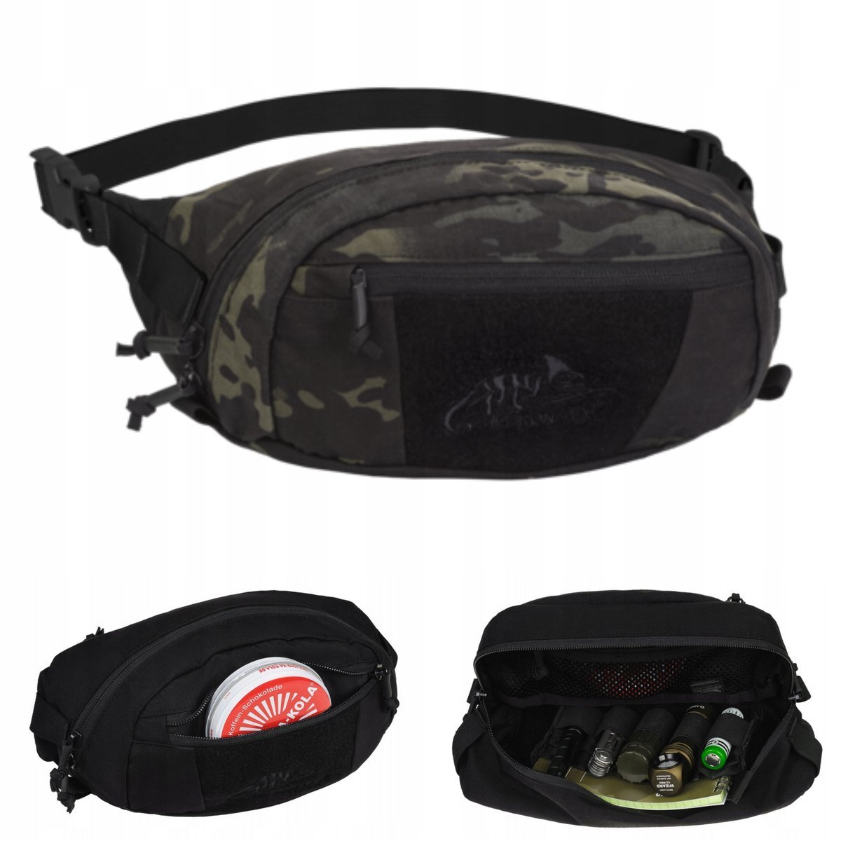 NERKA BIODROWA JEDNOKOMOROWA BANDICOOT MC BLACK UNIWERSALNA POJEMNOŚĆ 2,7L