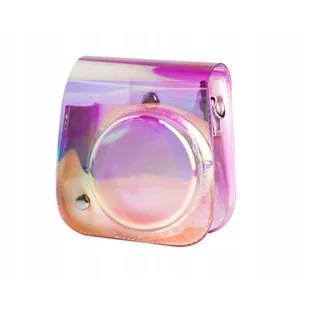 LOVEINSTANT Pokrowiec Instax Mini 11 Fioletowy Przezroczysty - Torby fotograficzne i futerały - miniaturka - grafika 1