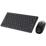 Zestawy myszka + klawiatura - Zestaw klawiatura + mysz Omoton KB066 Black (czarny) - miniaturka - grafika 1