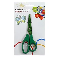 Przybory szkolne - Topwrite Topwrite - Nożyczki 13 cm ze zwierzęcym wzorem (Zielony / Krokodyl) 8711252319858GREEN - miniaturka - grafika 1