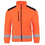 Odzież robocza - POLAR BHP bluza ODBLASKOWA OSTRZEGAWCZA 350G CZERWONY ROZM XXXL - miniaturka - grafika 1