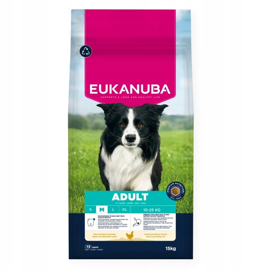 Karma dla psa EUKANUBA Adult Medium Breeds Kurczak 15 kg