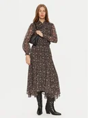 Sukienki - Pepe Jeans Sukienka codzienna Pixy PL953603 Czarny Regular Fit - miniaturka - grafika 1