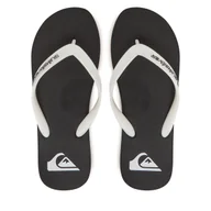 Klapki i japonki męskie - Japonki Quiksilver Molokai Core AQYL101325 Czarny - miniaturka - grafika 1
