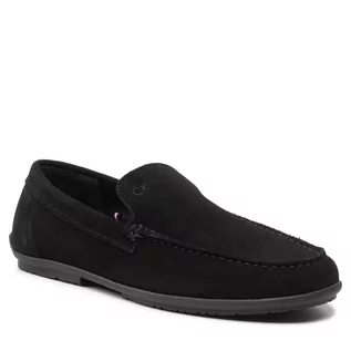 Mokasyny damskie - Calvin Klein Mokasyny Driving Shoe Sue HM0HM00433 Ck Black BEH - grafika 1