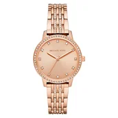 Paski - Michael Kors Damski zegarek Melissa z trzema wskazówkami ze stali nierdzewnej, rozmiar koperty 36 mm, pasek ze stali nierdzewnej, Różowe złoto, MK4369 - miniaturka - grafika 1